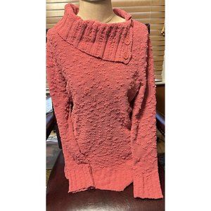 Women's Ms Sweater Project Long Sleeve Pullover Sweater Cowl Neck Size Large EUC